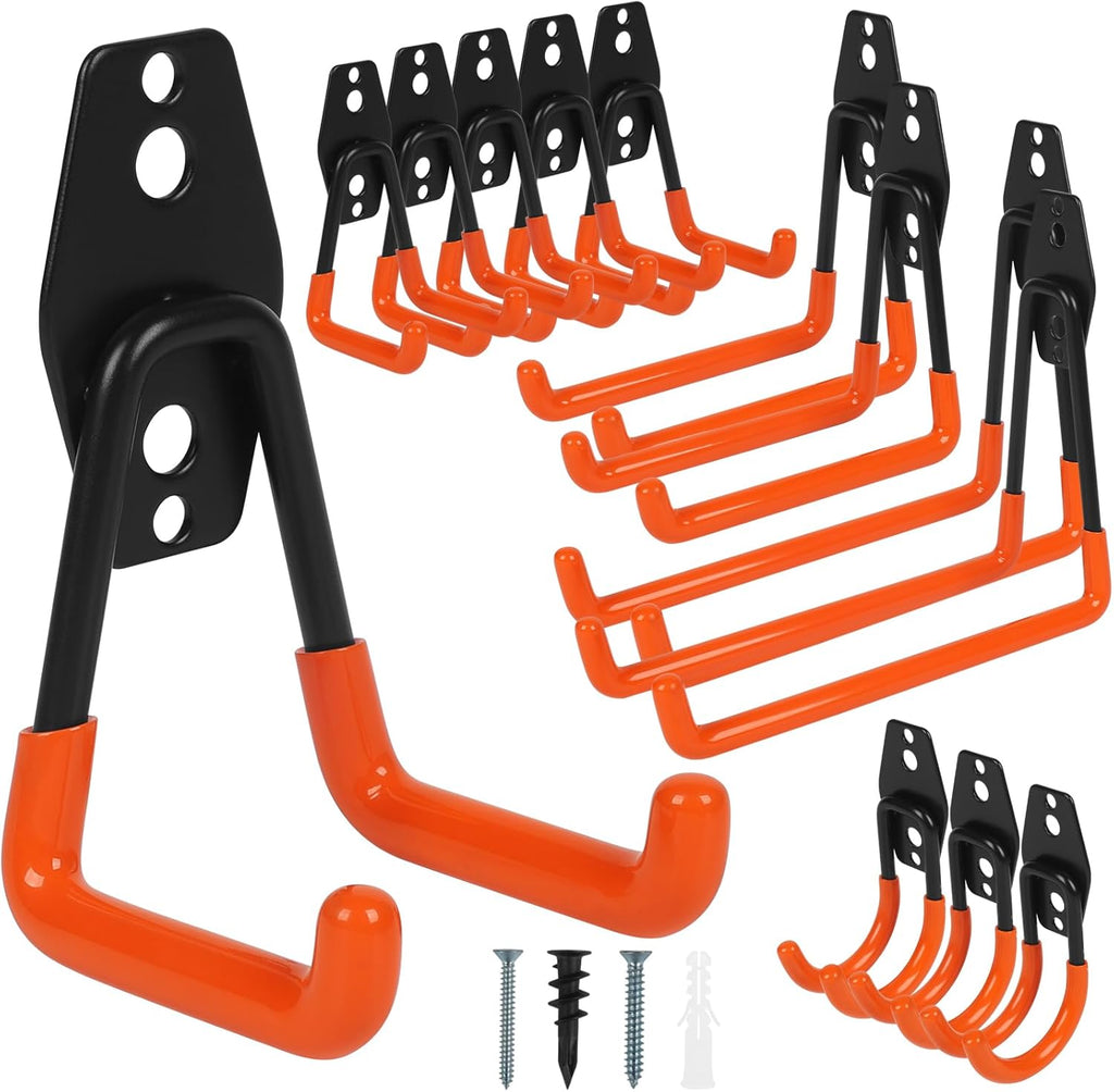 Skiennix Garden Tool Organizer Set - Efficient Storage Solution for Garage or Shed