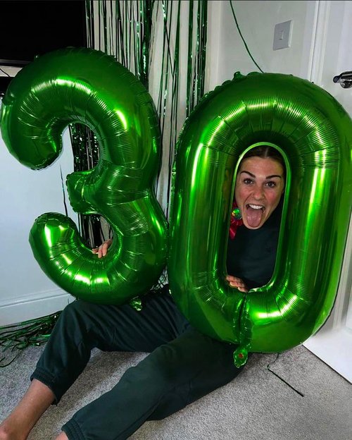Green Number Balloons by [Brand Name] - 40 Inch 0 Number Balloons for Birthday Celebrations | St. Patrick's Day Party Supplies