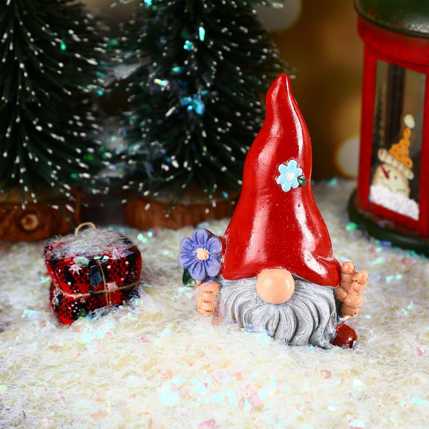 Aoriher Christmas Fake Snow | Glitter Metallic Foil Confetti Flakes for Holiday Decor