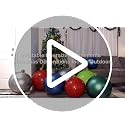 Inflatable Christmas Ornament Ball - 18 Inch Green Yard Decor - Indoor & Outdoor Holiday Decoration