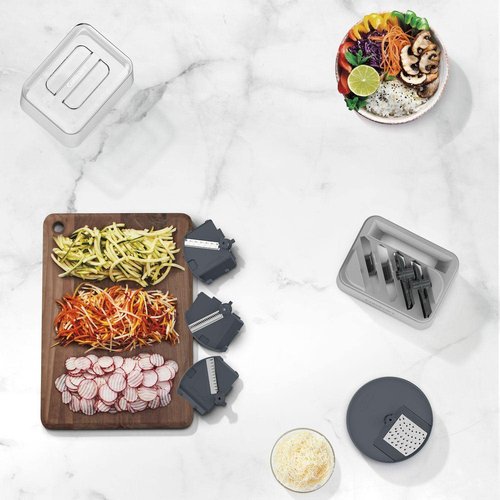 Cuisinart Core Essentials Multifuncational Disc Storage, MFD-4 Case Blade Holder,Grey