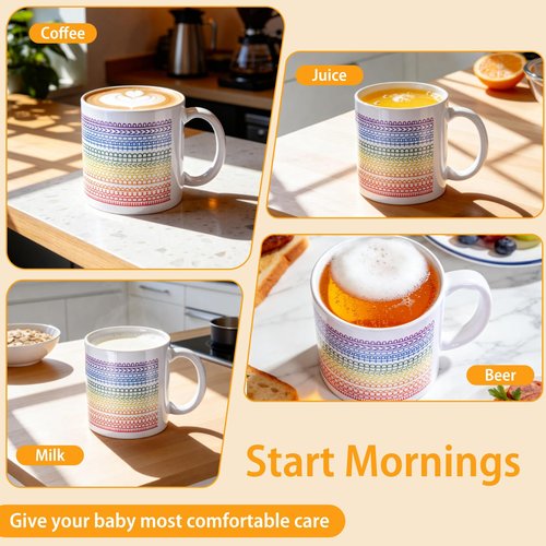 GLECTG Fuck Donald Trump Mug, 12 oz Ceramic Hidden Message Coffee Cup, Fuck Trump Mug, Funny Democrat Gifts, Anti MAGA Merchandise, FDT Gifts, Funny Coffee Cups, Political Liberal Merchandise