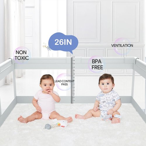 Fodoss Baby Playpen - Extra Large Toddler Play Yard for Apartments | Safe Activity Fence