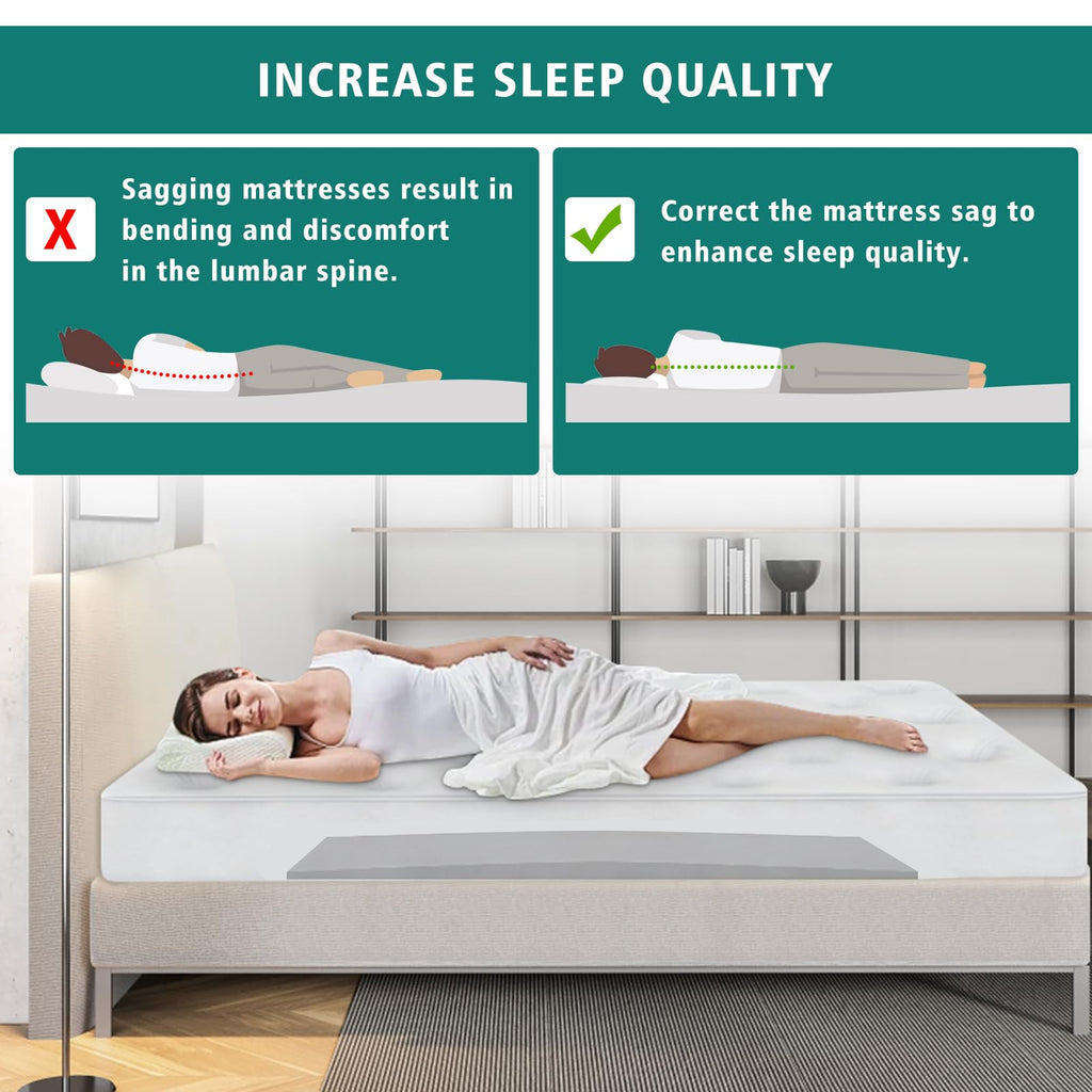 TANYOO Sagging Mattress Support Fix Sinking Beds High Density Foam Insert Pad for Sagging Bed Repair and Extends Life 60 x 25 x 2 Inches