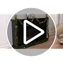200FT Green Christmas Garland Decorations - 4 Pack, Indoor Outdoor PET