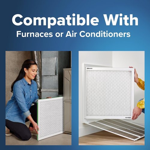 Filtrete 25x25x1 Air Filter - MERV 8 Dust, Pollen & Pet Dander Reduction | 6-Pack, Easy Air Flow