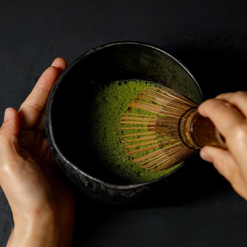 Asayu Japan Matcha Powder - Ceremonial Grade Green Tea from Shizuoka, 100g Pouch