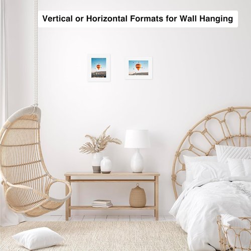 JCJMY 3x4 Black Picture Frame - Shatter Resistant Plexiglass for Tabletop or Wall Display