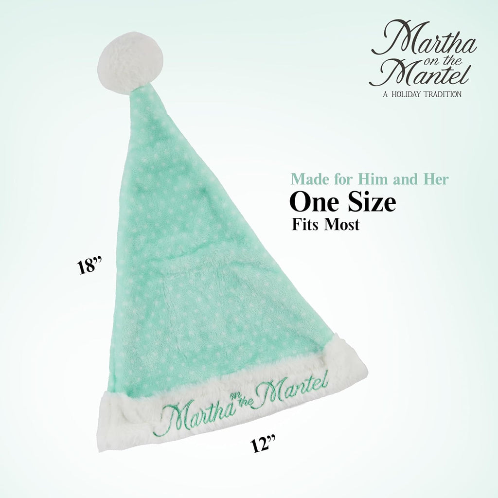 Martha Stewart Funny Santa Hat - Cool Christmas Hat for Adults | Holiday Costume Accessory