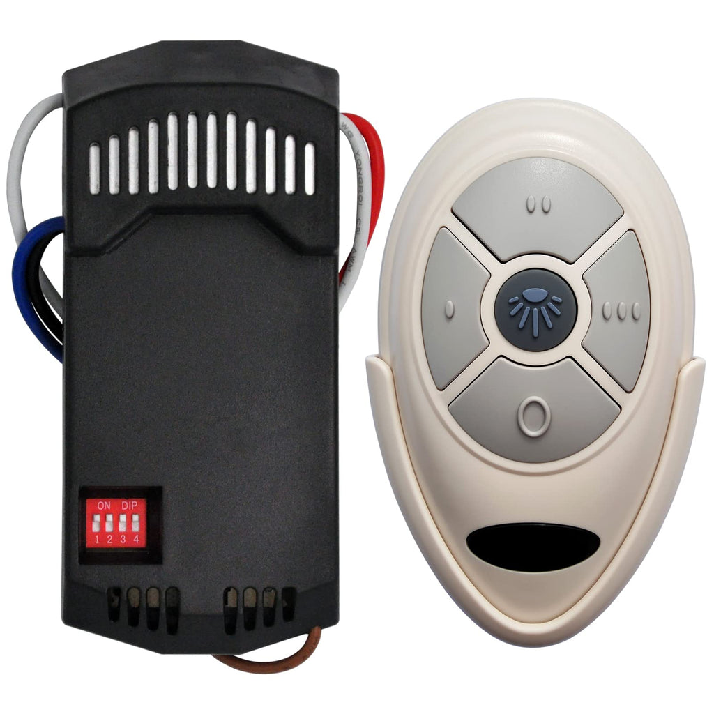 Universal Ceiling Fan Remote Control Kit for Harbor Breeze Hunter Allen Roth Hampton Bay,w/Receiver Light Dimmer 3-Speed, Replacement of L3HFAN35T1 35T1 L3HFAN35T 35T KUJCE9603 UC7202T CHQ7202T