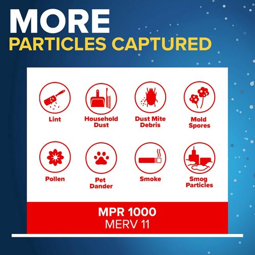 Filtrete 20x20x1 Air Filter - MERV 11 Micro Allergen Defense | 2-Pack Pleated HVAC Filters