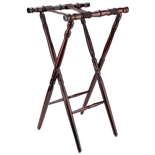 G.E.T. TSW-104 Luxurious Mahogany Tray Stand for Restaurants, 30.25”