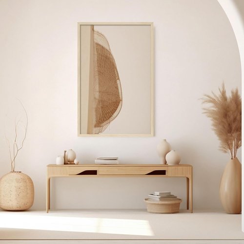 LaVie Home 20x30 Picture Frame - Oak Wall Display with HD Plexiglass | Classic Vertical/Horizontal Design