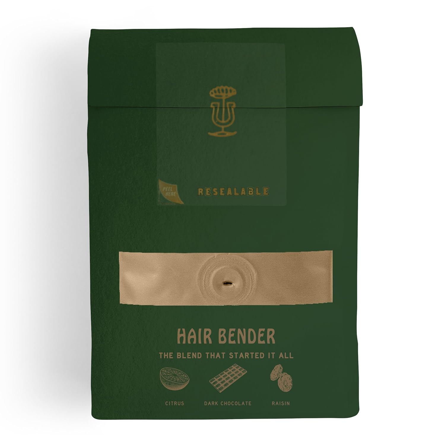 Stumptown Coffee Roasters Medium Roast Whole Bean Coffee - Hair Bender 18 Ounce Bag with Citrus & Dark Chocolate Notes