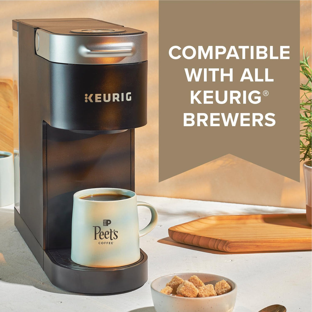 Peet's Coffee, Medium Roast Keurig K-Cup Pods, 100% Arabica Coffee - Off The Grid, 60 Count (6 Boxes of 10 K-Cup Pods)