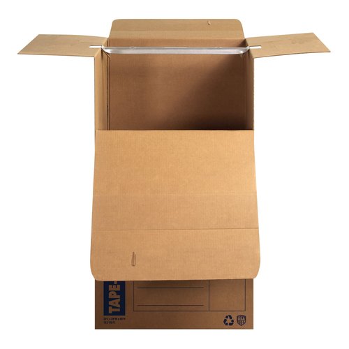 Bankers Box Tall Wardrobe Box 3 Pack, Tape-Free Design, 24" x 24"x 40"(7710501)