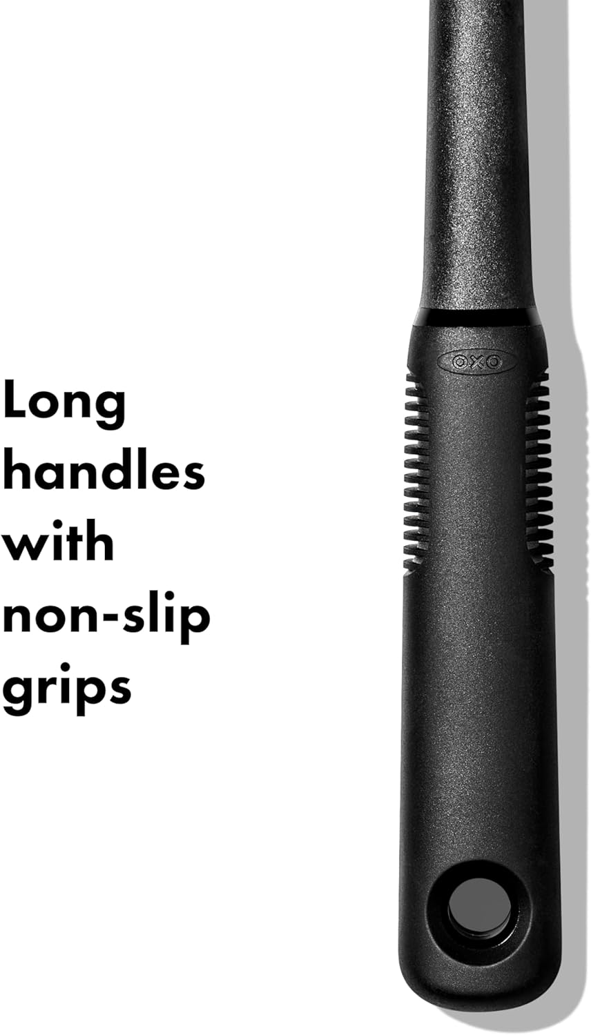 OXO Good Grips Ground Meat Chopper - Effortless Meat Mashing Tool | Sleek Black Design