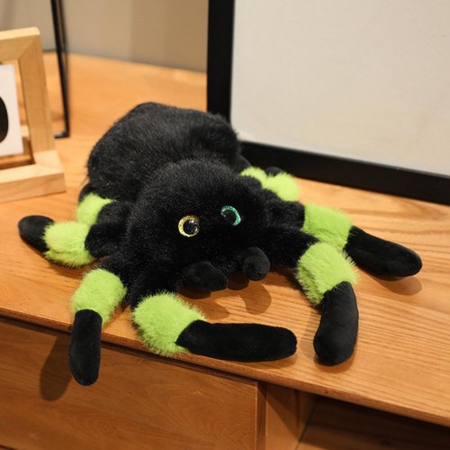 XItbyja Cute Spider Plush Toy- Adorable 11'' Spider Stuffed Animal for Kids and Girls Boys,Stuffed Spiders Soft Plushies Pillow Doll Birthday Gift-Green