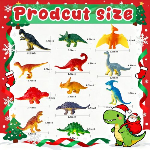 Dinosaur Advent Calendar 2025 - 24-Day Christmas Countdown with Realistic Figurines | Perfect Gift for Kids