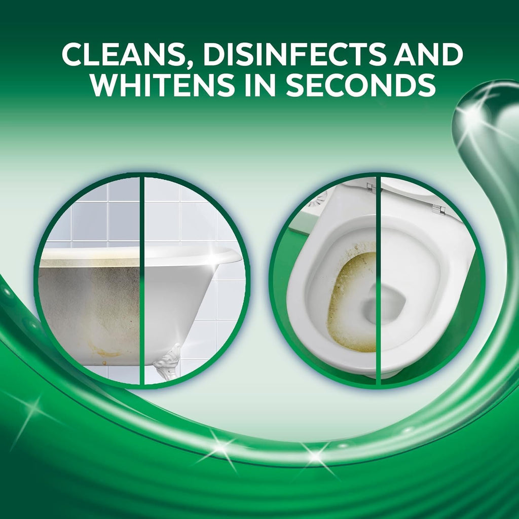 Lysol Toilet Bowl Cleaner Gel - Powerful Disinfectant & Stain Remover - 24oz (Pack of 2)