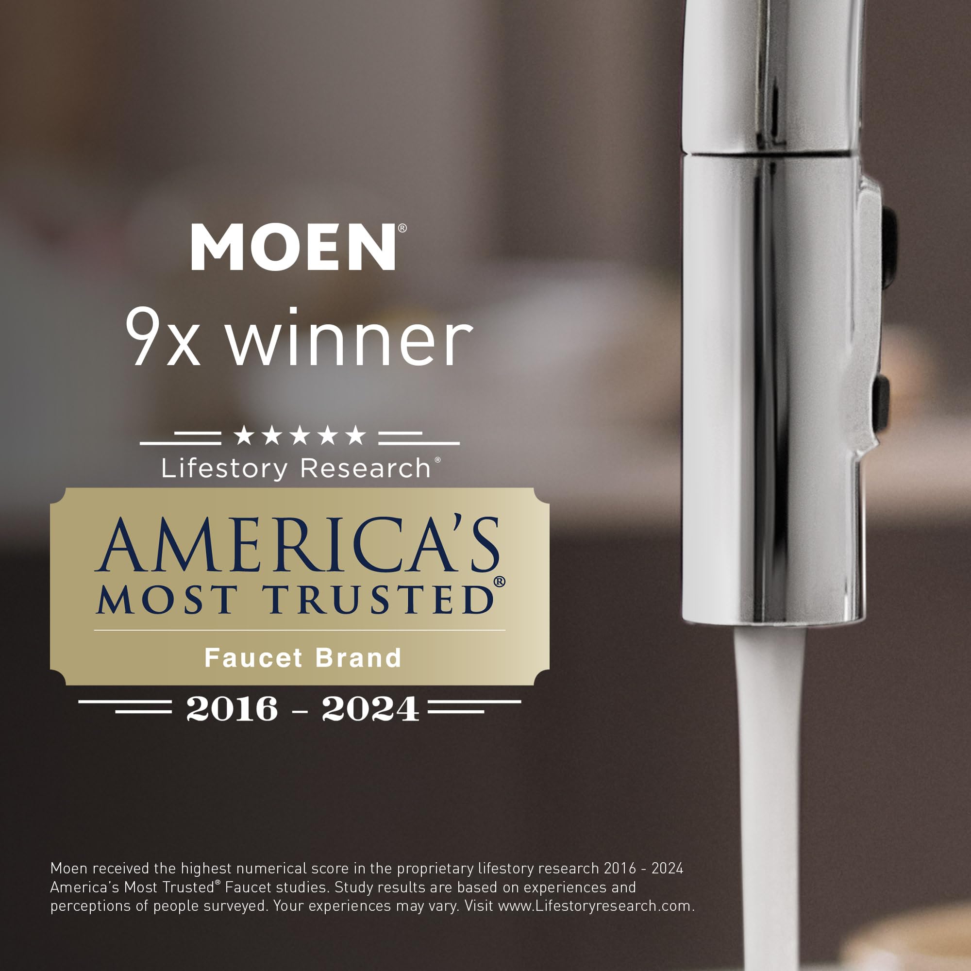 Moen 147572BN Modern Square Shower Arm Flange, Brushed Nickel