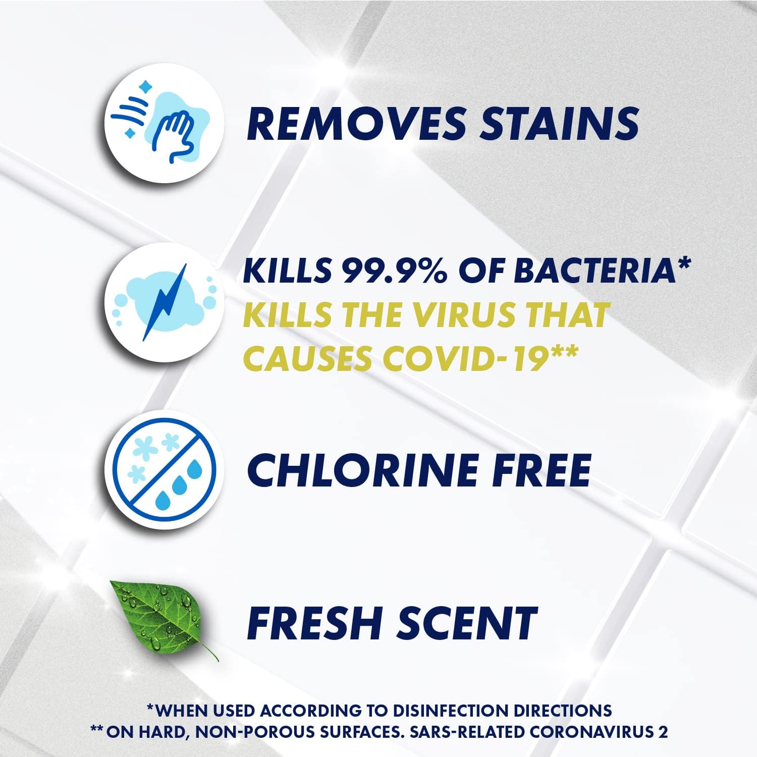 OxiClean Daily Clean Multi-Purpose Disinfectant - Powerful 30 oz Spray | Pack of 2