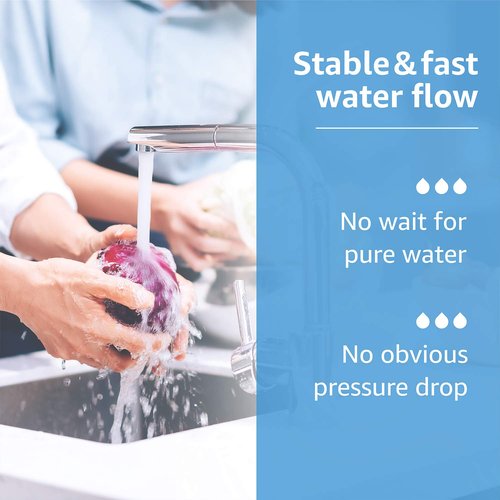 Waterdrop RC 3 EZ-Change Advanced Water Filter Replacement, Replacement for Culligan® RC-EZ-3, IC-EZ-3, US-EZ-3, RC-EZ-1, Brita® USF-201, USF-202, DuPont®, 2K Gallons (Pack of 2)