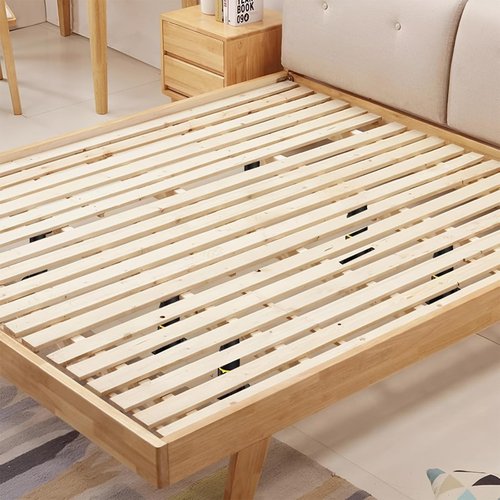 Adjustable Bed Support Legs 2PCS (7.87"-13"), Heavy Duty Bed Frame Support with 4 Anti-Shake Rings, Tool-Free Odorless for Home/Wooden Furniture