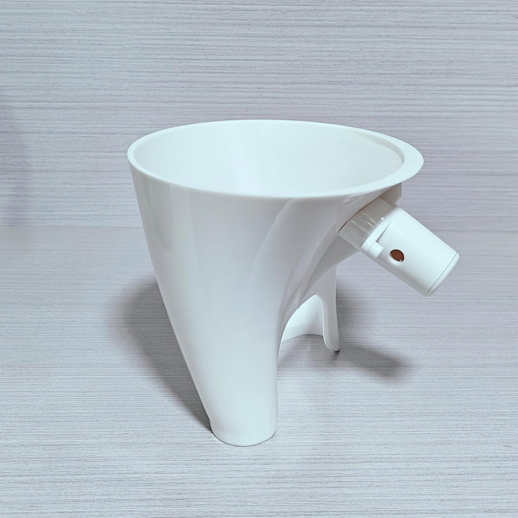 Flour Funnel for KitchenAid Stand Mixers, Compatible with Artisan KSM150 and Bowl Lift Models, Lightweight Baking Accessory, Easy-Pour and Clean Design