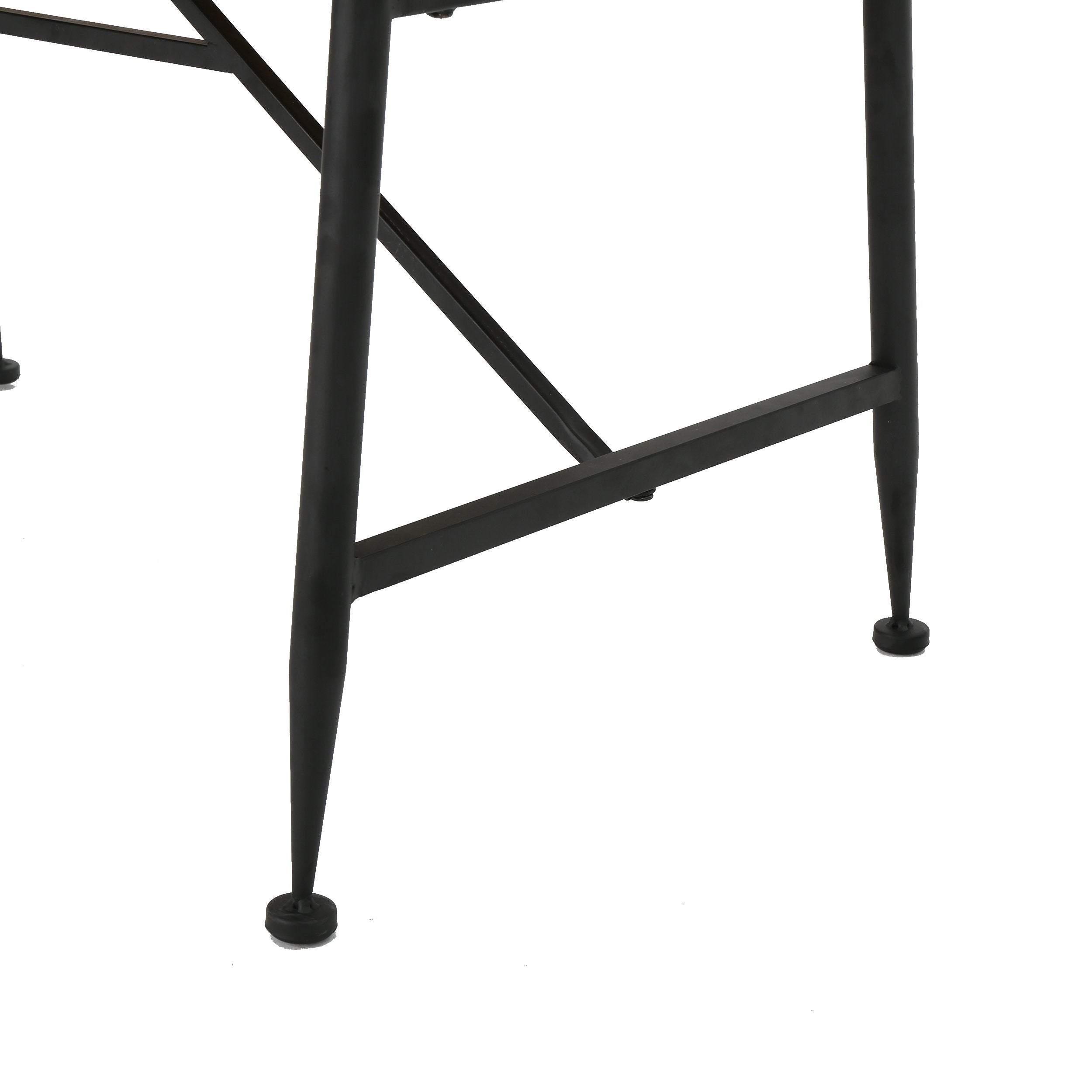 Christopher Knight Home Eleanora Industrial Acacia Wood Coffee Table with Iron Accents, Black / Antique Finish