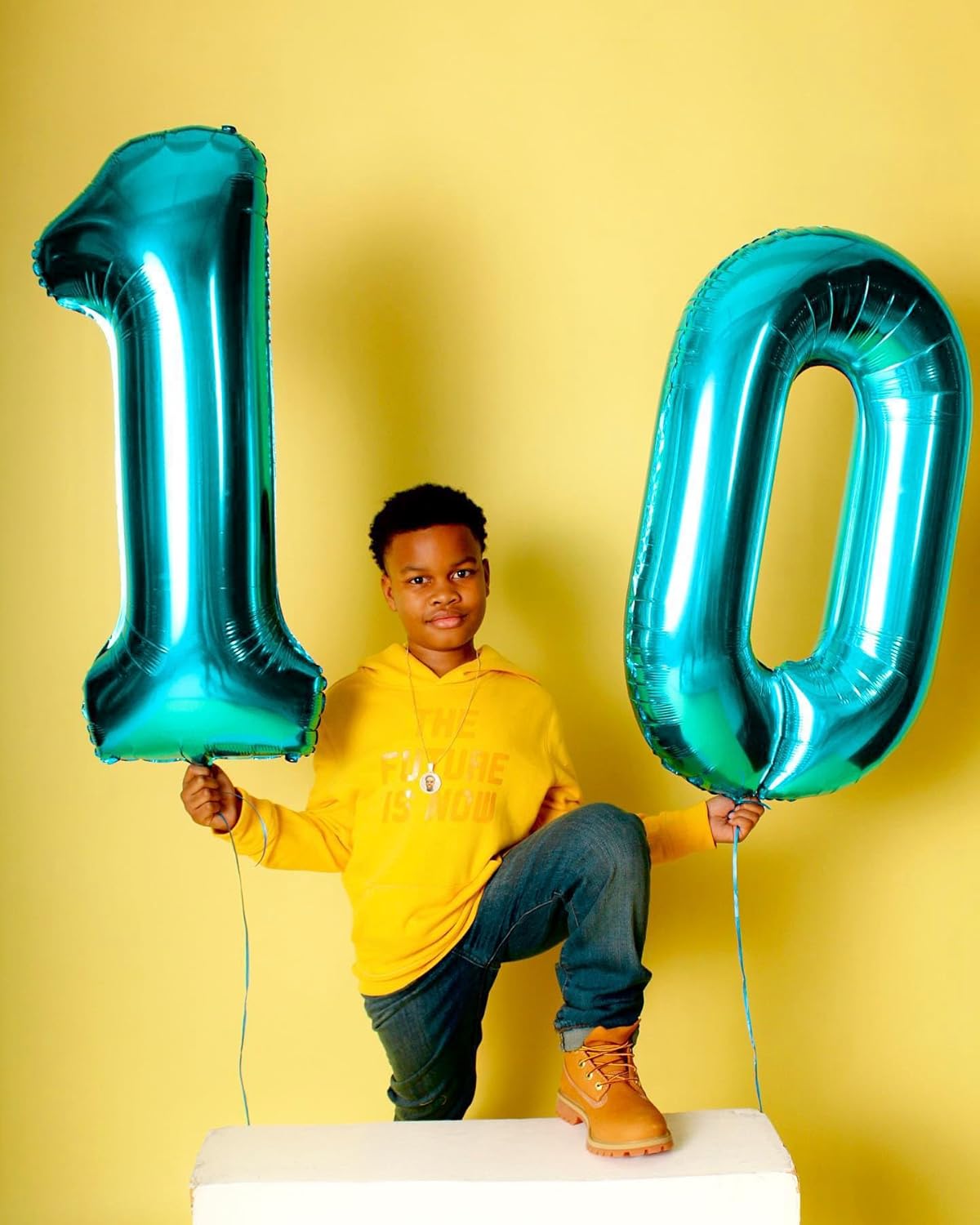 Blue 40-Inch Number Balloon | 0 Shape Birthday Decoration for Men & Women - Perfect Party Supplies