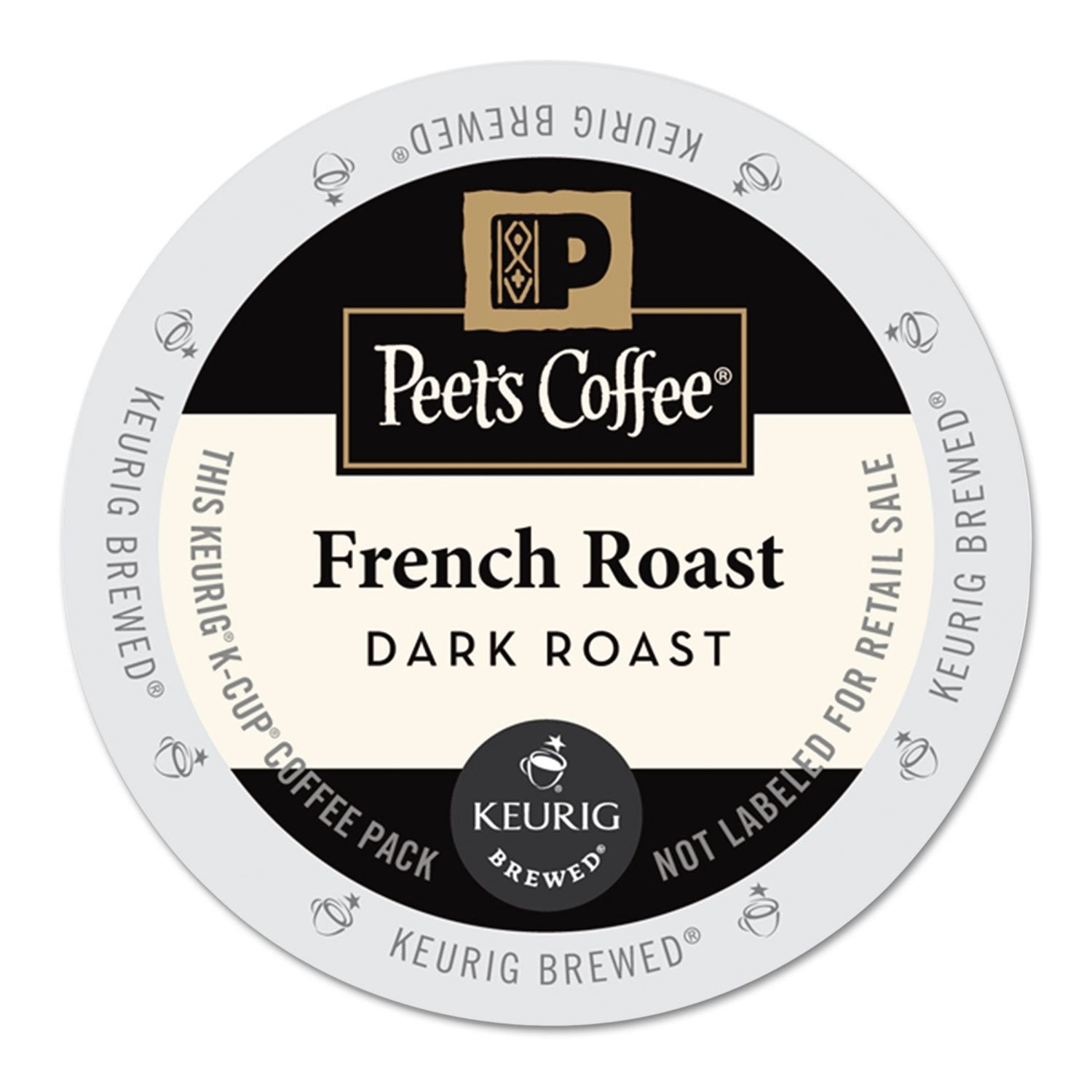 Peet's Coffee French Roast K-Cup Pods - Dark Roast, 22 Count for Keurig Coffee Makers