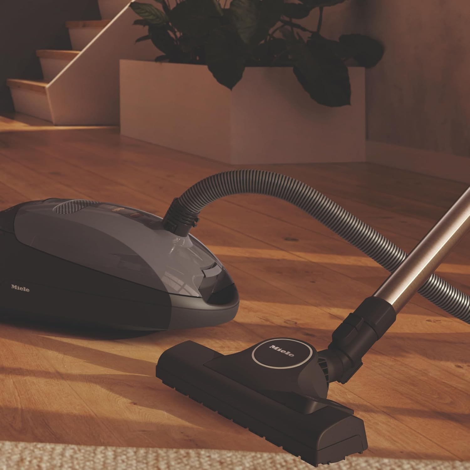 Miele Classic C1 Canister Vacuum - Pure Suction Power in Graphite Grey | Portable Household Cleaning