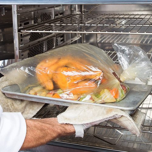 30 PCS Oven Roasting Bags with Ties — 43 x 35cm Heat-Resistant Cooking Bags for Chicken Turkey Meat Fish — Multipurpose Food Safe Oven Bags for Baking Steaming Roasting Grilling Meal Prep