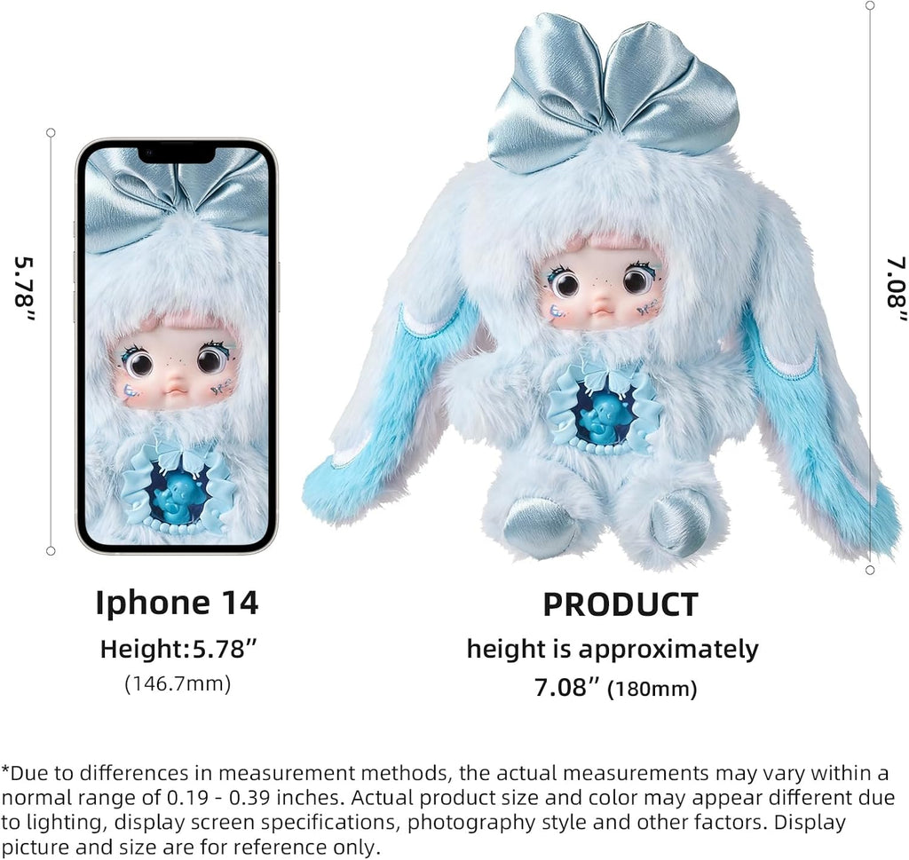 POP JOY Nommi Plush Blind Box - Adorable Mystery Stuffed Toys with 3 Expressions for Kids 3+