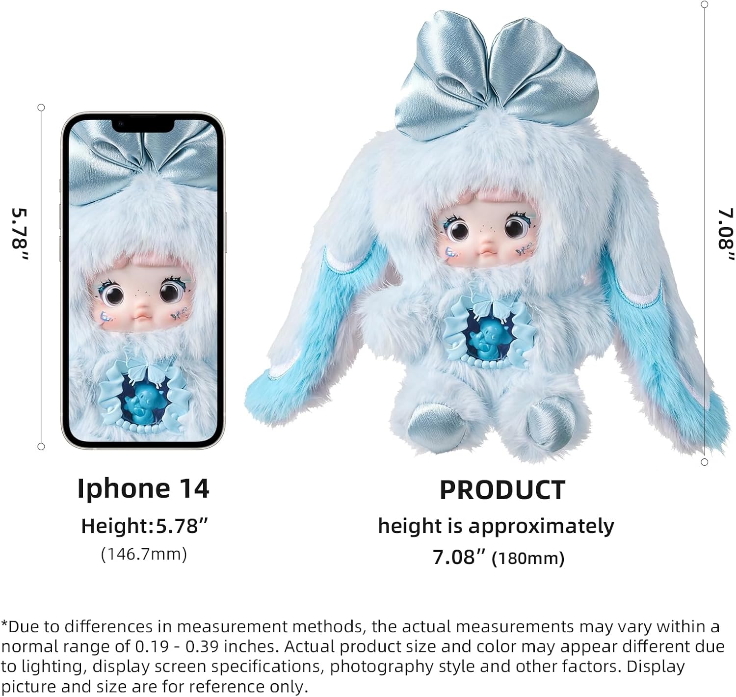 POP JOY Nommi Plush Blind Box - Adorable Mystery Stuffed Toys with 3 Expressions for Kids 3+