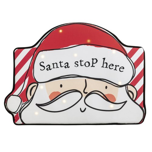 Mud Pie Christmas Light-Up Santa Musical Doormat