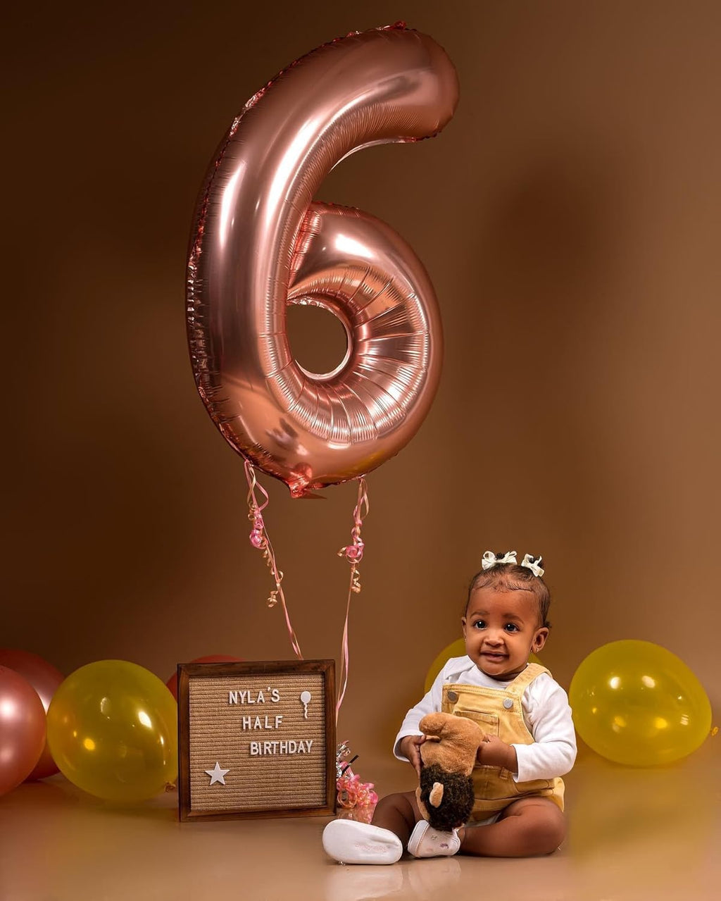 Rose Gold Number 11 Balloon - 40 Inch Birthday Decoration for 11th Birthday Party Supplies