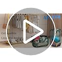 Aplter Beige Pop Up Mesh Laundry Hamper Folding Storage Bin