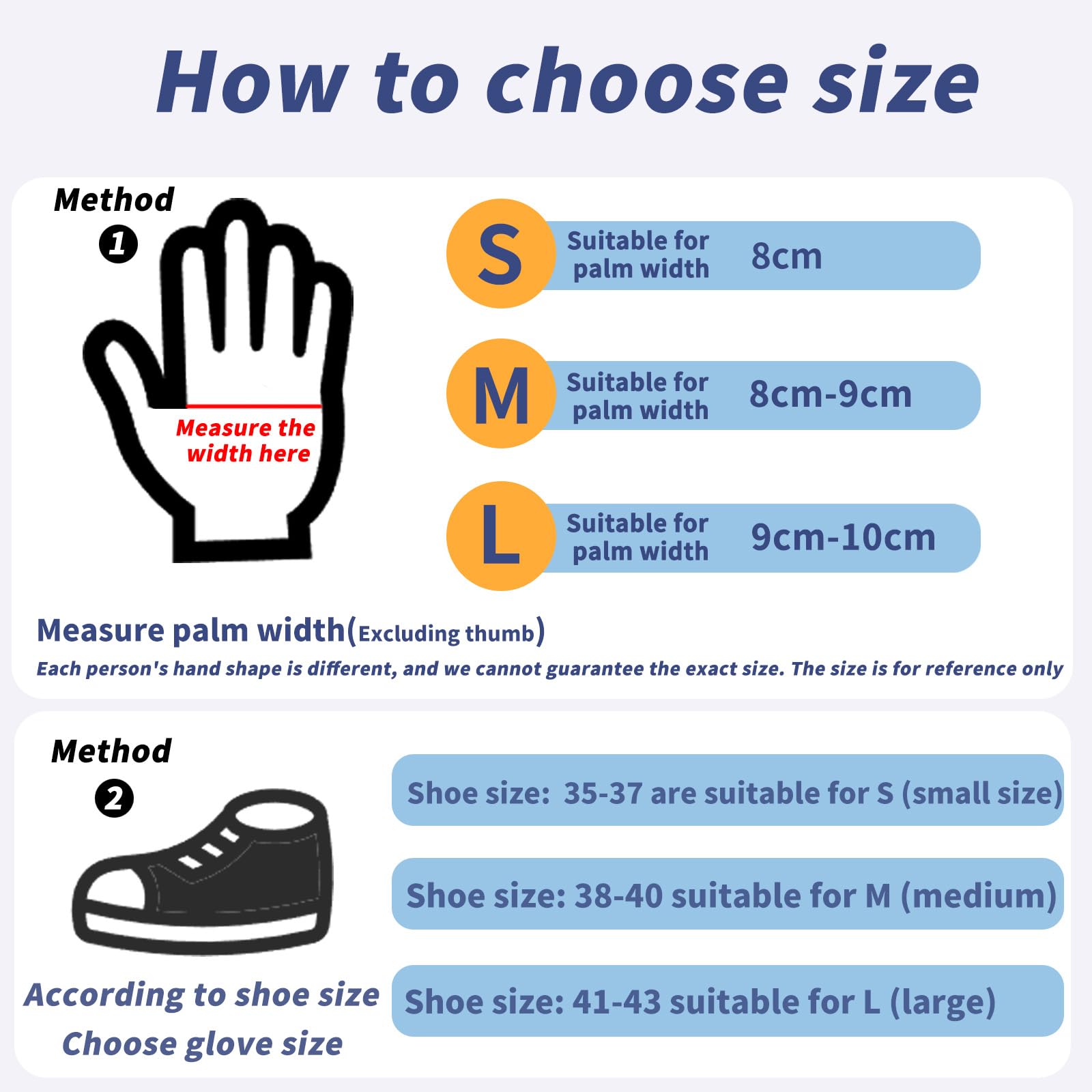 JINGLIKANG 16inch Nitrile Disposable Gloves Long Sleeves Blue 6mil Durable Waterproof 20PCS Clean Dishwashing White Medium Size (20, Blue, M)