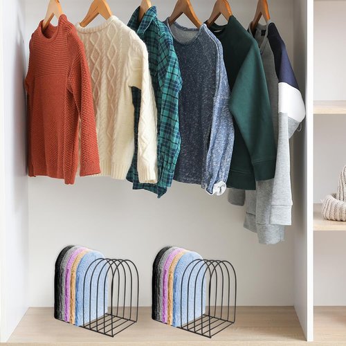 2 Pcs Beanie Holder Organizer, Knitted Hat Storage Rack Display Stand Metal Cap Holder for Winter Swimming Hat Display Home Entryway Tabletop Bedroom Closet Dresser Room Office (Black, 2 Pcs)