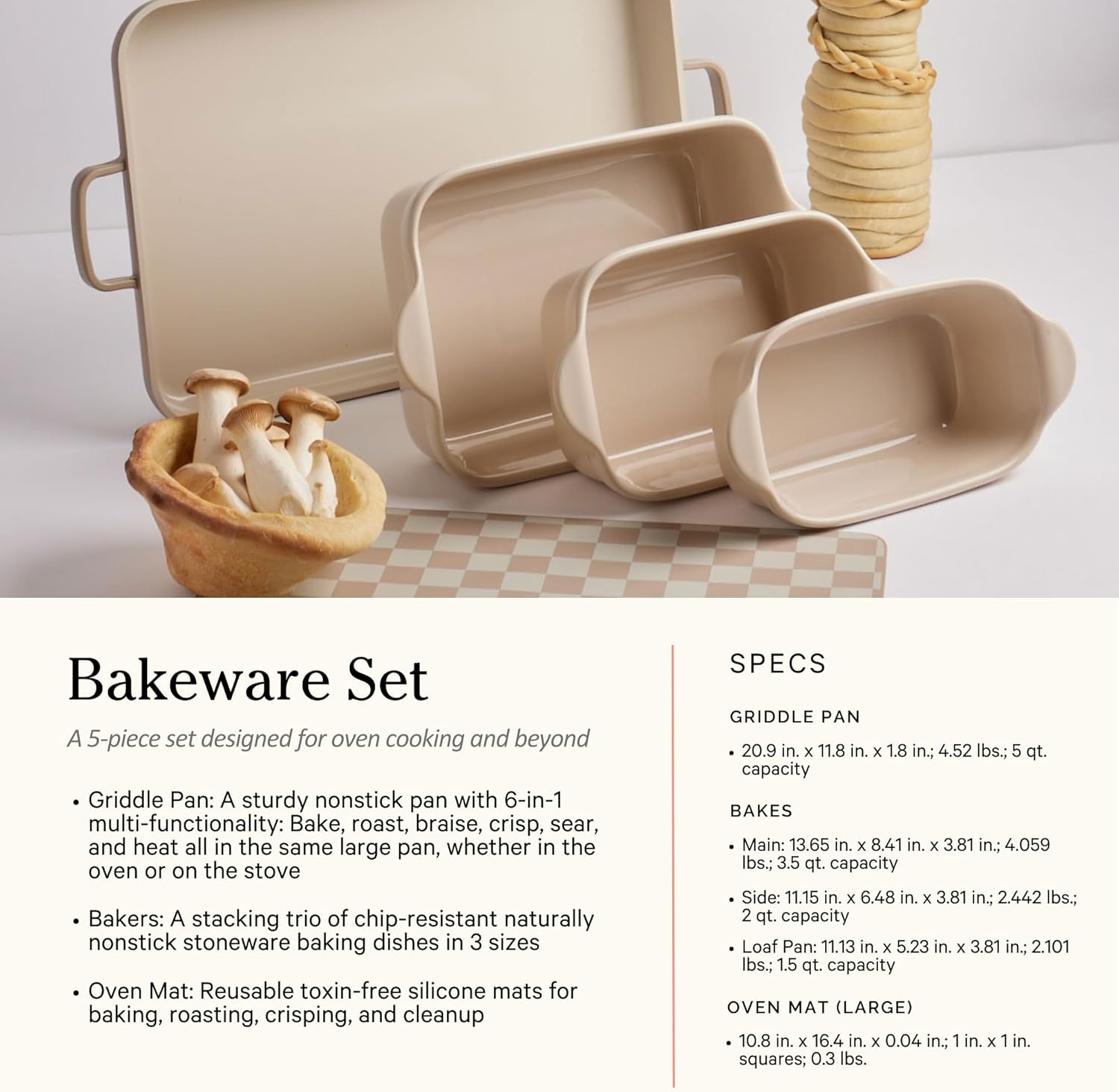 Our Place Ultimate Cookware Set - 18-Piece Multifunctional Nonstick Set | Toxin-Free | Blue Salt