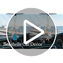 HOHUCRAB Sea Shells & Starfish Car Mirror Hanging Charm - Classic Style