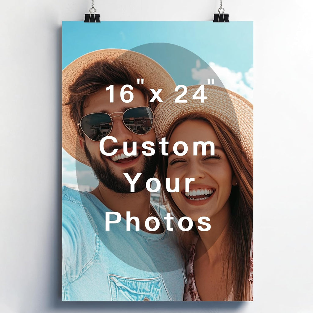 Skiennix Custom Posters - Upload Your Images for Personalized Photo Prints | 16" x 24" Size