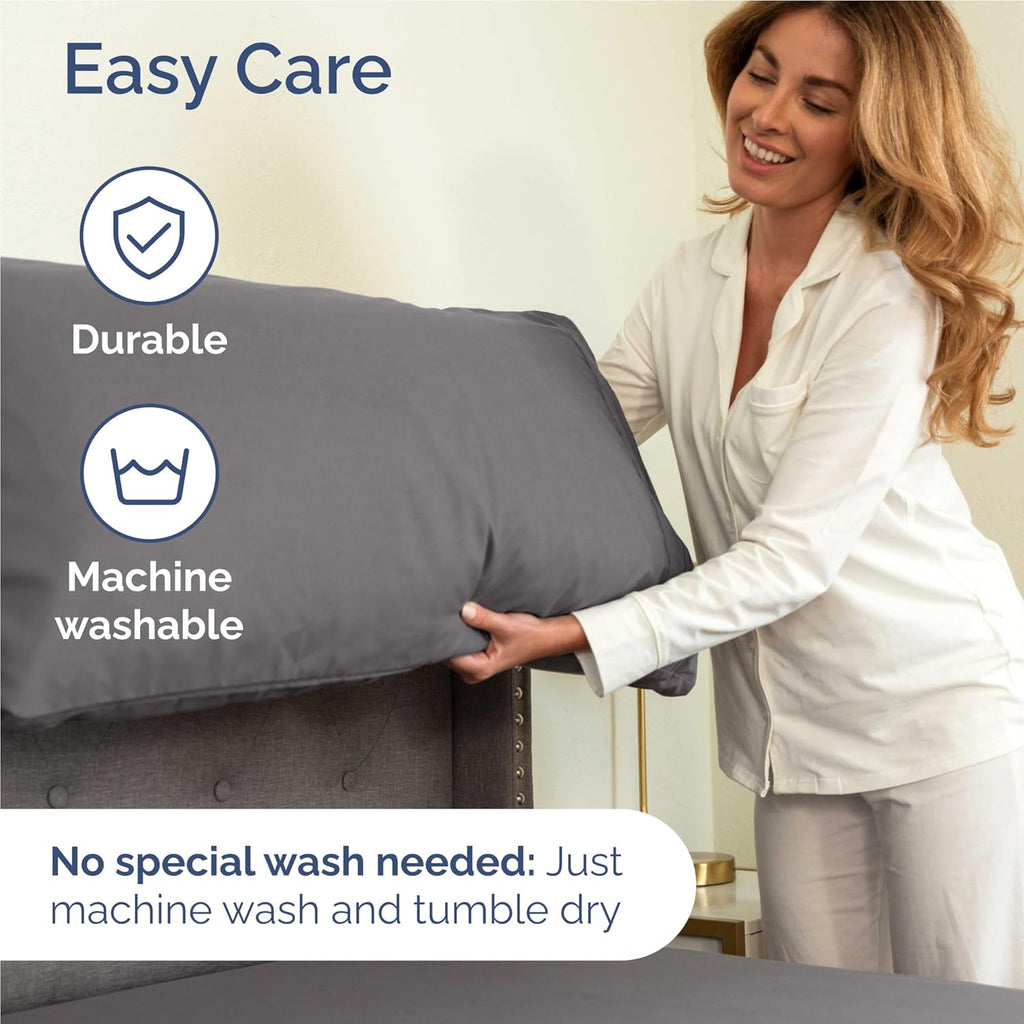 Skiennix Full Size 4-Piece Sheet Set - Comfy, Breathable & Cooling Luxury Bedding - Deep Pockets, Ultra-Soft, Wrinkle-Free - Dark Grey