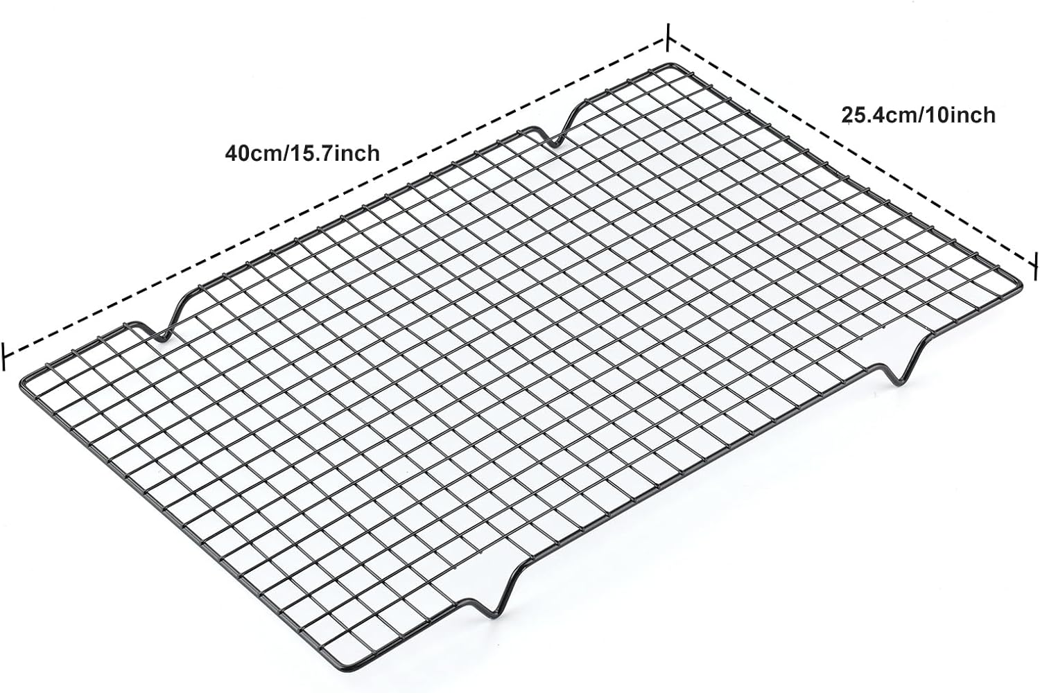 Skiennix 5-Piece Stainless Steel Cooling Rack - 10" x 16" Oven & Dishwasher Safe Metal Wire Rack