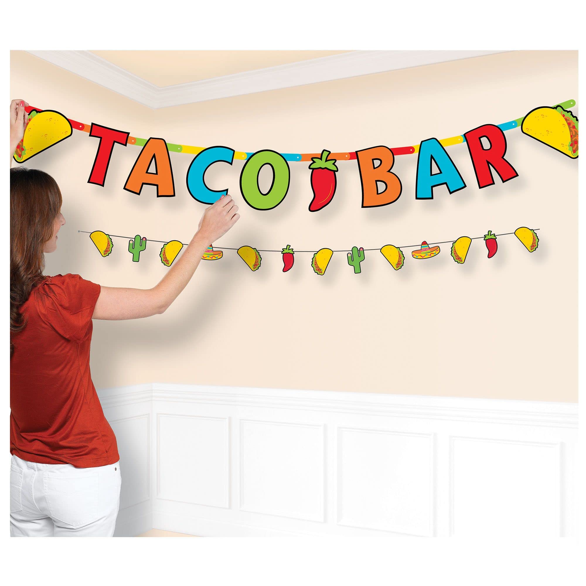 amscan party decoration, One Size, Multicolor