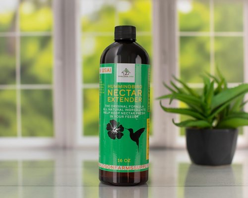 Hummingbird Nectar Extender - All-Natural Formula Extends Nectar Life | 16 oz Bottle for Longer Freshness