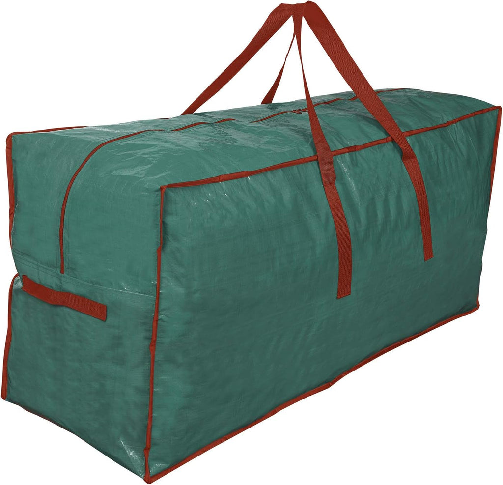 ProPik Christmas Tree Storage Bag - Fits Up to 7.5 ft Disassembled Tree | 45" x 15" x 20" | Durable Zipper & Handles (Green)