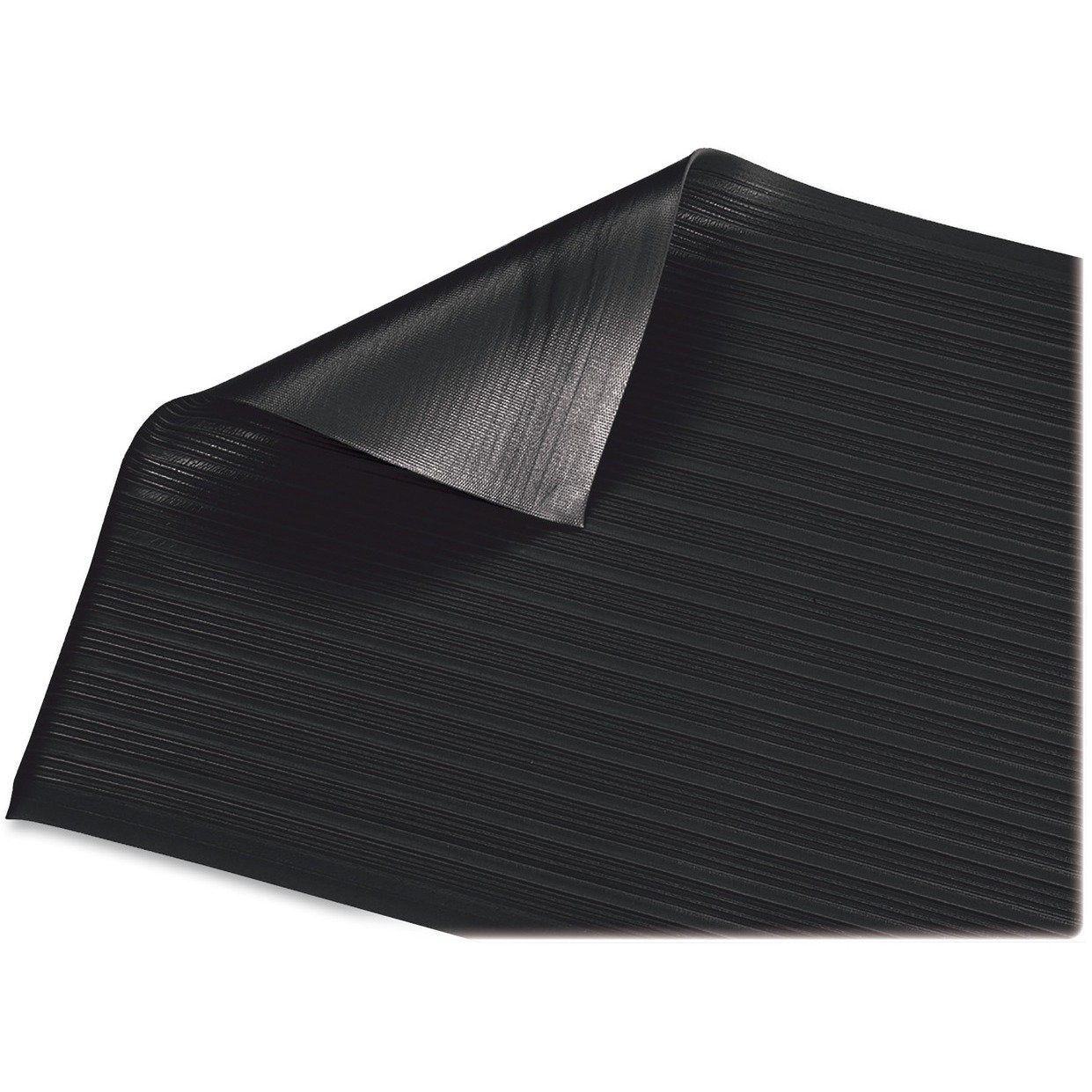 Genuine Joe Air Step Anti-Fatigue Black Mat, 36" L x 24" W